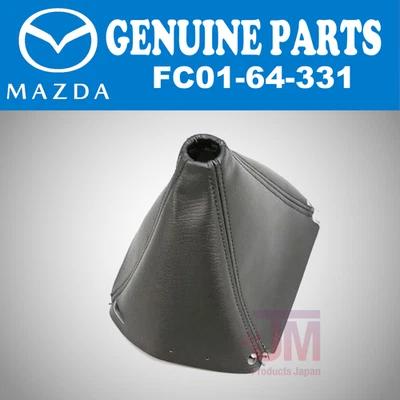 Bota de cambio manual de cuero MAZDA GENUINA RX7 RX-7 KOUKI FC3S FC01-64-331 Foto 1 de 2