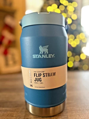 Jarra de paja abatible Stanley IceFlow™ | 64 oz - azul Foto 1 de 4