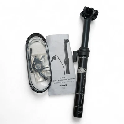 TranzX YSP22 External Dropper Post 31.6x360mm 100mm drop MTB - Image 1 of 4