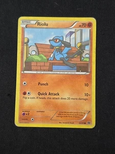 Riolu 63/99 Next Destinies Regular Pokemon TCG Moderated Played Condition  - Bild 1 von 2