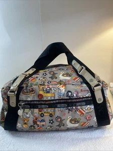 Tokidoki by LeSportsac Trasporto Duffle Tote Schultertasche mit Figur GUC L - Bild 1 von 13