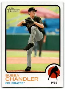 Bubba Chandler Topps Heritage 2022 novato de ligas menores - Imagen 1 de 2