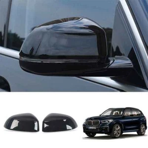 For BMW X5 G05 2019-2023 Bright Black Side Door Rearview Mirror Cover cap trim - Picture 1 of 7