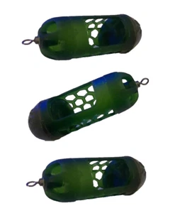 3 x Fishing Maggot Feeder with Groundbait Slot for rod reel fishing 40g - Picture 1 of 3