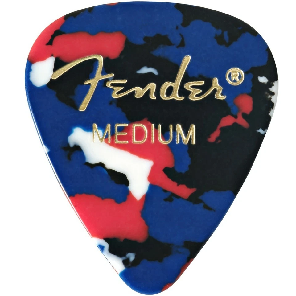 Fender 351 Classic Celluloid Guitar Picks - CONFETTI, MEDIUM 144-Pack (1 Gross) - Image 1 of 1