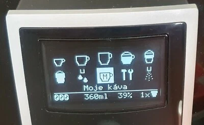 Display for Nivona, OLED, LCD, EF691, EF 0069348, NICR 83x/84x/85x, white, (A) - Image 1 of 3