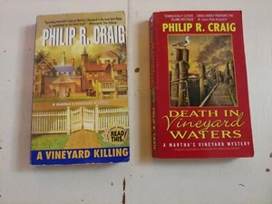 Lot of 2 Paperback Books - Phillip Craig Martha's Vineyard Mystery  - Picture 1 of 6