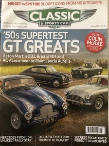 Classic & Sports Car Mar 2021 Aston Lancia Bristol Jaguar AC - Picture 1 of 2