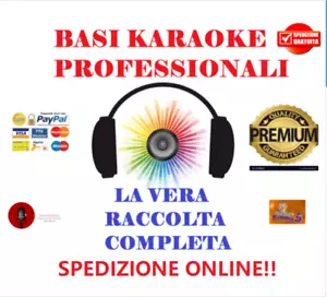 MEGA RACCOLTA 40 MILA BASI MP3 PROFESSIONALI CON CORI SPEDIZIONE ONLINE+SANREMO - Foto 1 di 1