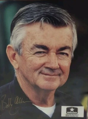 Foto de cartão promocional publicitário autografada de Bobby Allison Brigadier Homes 8 x 10 - Imagem 1 de 4