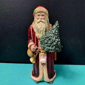 1996 Lenox Collector’s Treasury of Santas Christmas Saint Nicholas w Tree & Doll - Picture 1 of 11