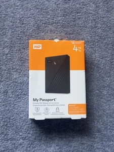 WD My Passport 4TB External Hard Drive - Black - Picture 1 of 3