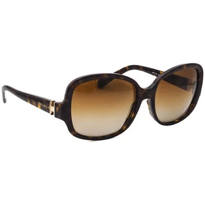 Gafas de sol polarizadas para mujer Prada SPR 17N 2AU-6E1 oscuras Habana cuadradas Italia 57 mm - Imagen 1 de 6