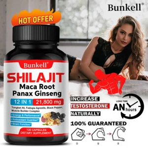 Shilaji Himalaya 21.800mg Energy Booster 85% Fulvosäure Maca Wurzel Ginseng - Bild 1 von 10