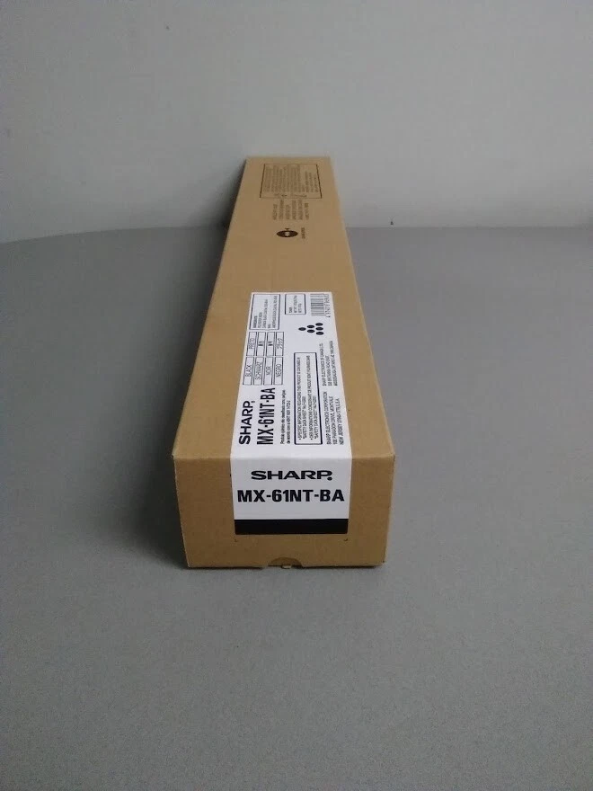 Sharp MX-61NT-BA (MX61NTBA) Black Toner Cartridge MX-2630N Genuine - Image 1 of 1