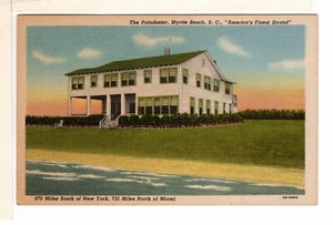 Myrtle Beach SC Linen Postcard The Poindexter Americas Finest Strand-WP3 - Picture 1 of 2