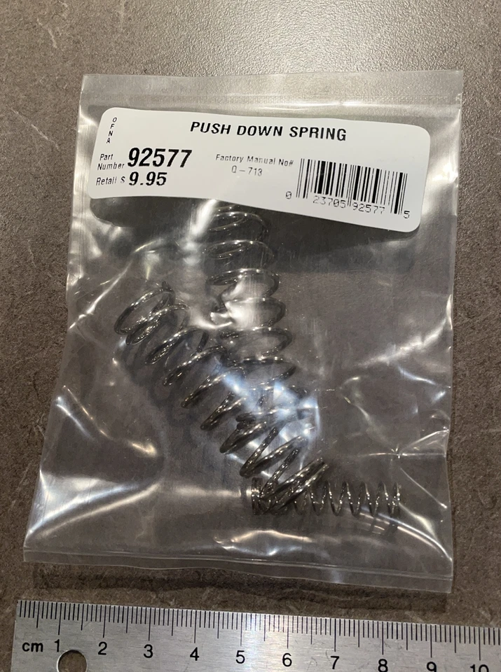 OFNA Push Down Shock Spring Set (x3), Silver # 92577 NEW - Image 1 of 1