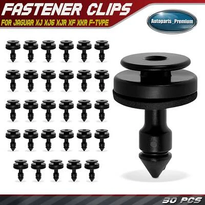 30 шт. 7,2 мм нейлоновых фиксаторов для отделочной панели с герметиком для Jaguar XJ XJ6 XJR XF - Изображение 1 из 4