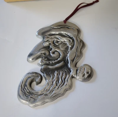 Don Drumm Santa Claus Old Man Christmas Ornament Wall Hanger Decor 5.5" Tall - Image 1 of 4