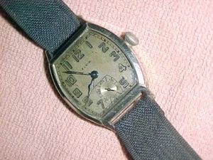 Elgin 1925-1930 - CUSTODIA CON CERNIERA - EPOCA ART DECO - FUNZIONA BENE - Foto 1 di 7