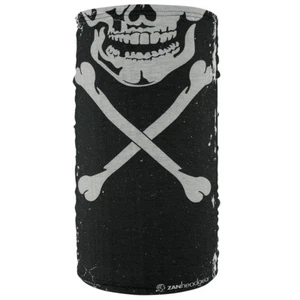 Zan Headgear TF227 Fleece Lined Motley Tube Skull Xbones - Picture 1 of 1