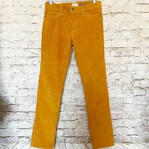 J Crew Cuts Girls Corduroy Pants Straight Leg Size 16 Stretch Golden Orange - Picture 1 of 7