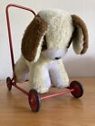 Chad Valley Vintage Dog On Wheels Push Along Ride On Old Toy