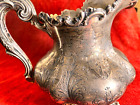 VERY ORNATE STERLING 9 1/2" by 9" HEAVY AT 1126 G WATER PITCHER EXCELLENT