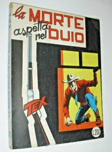 TEX TRE STELLE 32 la morte aspetta nel buio  (lire 200) 1 edizione 1966 con MG  - Picture 1 of 3
