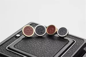 Rollei 35 Rolleiflex Camera Shutter Release Button Steel Brass Leather Metal Key - Picture 1 of 20