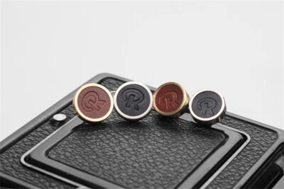 Rollei 35 Rolleiflex Camera Shutter Release Button Steel Brass Leather Metal Key - Image 1 of 4