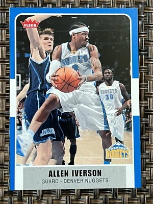 Allen Iverson 2007-08. Fleer #161. Denver Nuggets.                          0260 - Image 1 of 2