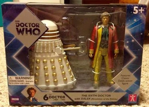 BBC Underground Toys Doctor Who 6th Doctor con Dalek Revelation of the Daleks  - Imagen 1 de 2