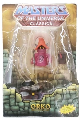 Masters of the Universe Classics MOTUC SDCC exclusive color changing ORKO figure - Image 1 of 4