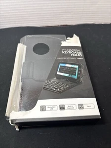Polaroid 7" Universal Keyboard Folio Ständer mit Micro USB Anschluss Schwarz Neu im Karton - Bild 1 von 4