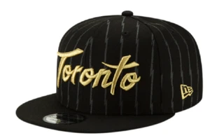 Men's Toronto Raptors New Era Black/Gold 2019/20 Alternate Earned Edition Hat - Picture 1 of 4