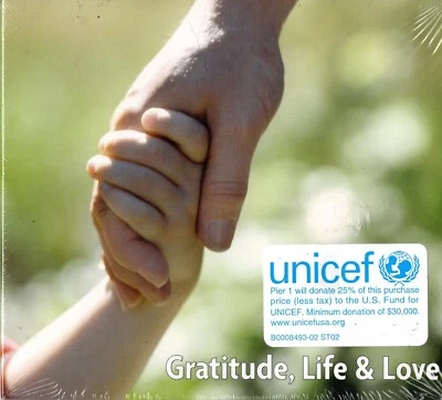 ELTON JOHN/ VARIOUS ARTISTS "GRATITUDE, LIFE & LOVE" CD 2007 pier 1 sealed  - Image 1 of 2