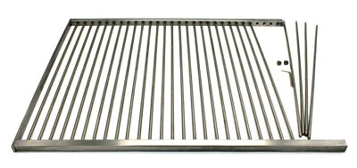 GRILLCLUB zerlegbarer Edelstahl Grillrost für Enders Monroe Pro 4 SIK Turbo / 69 x 43 cm