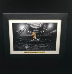 Kitbags & Lockers 12x8 A4 LeBron James Slam Dunk LA Lakers L.A Autograph Reprint - Picture 1 of 4