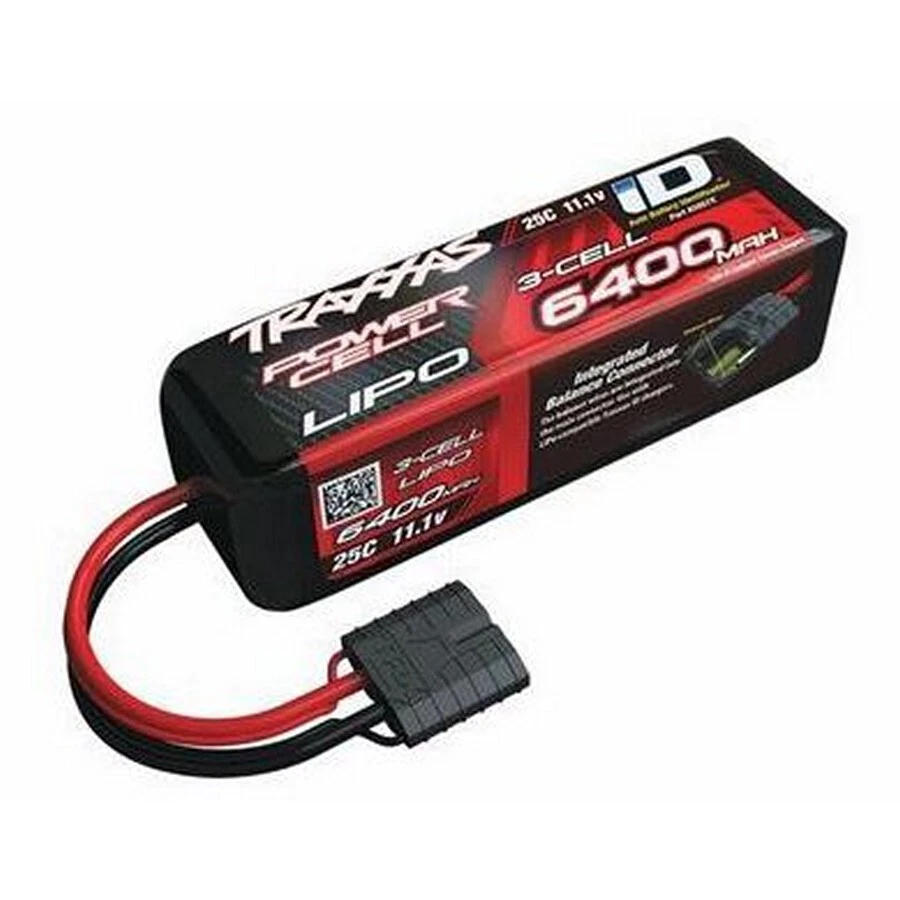 Traxxas LiPo Akku 11,1V 3S 25C 6400mAh 2857 z.B. Rustler, Stampede, Bandit - Bild 1 von 1