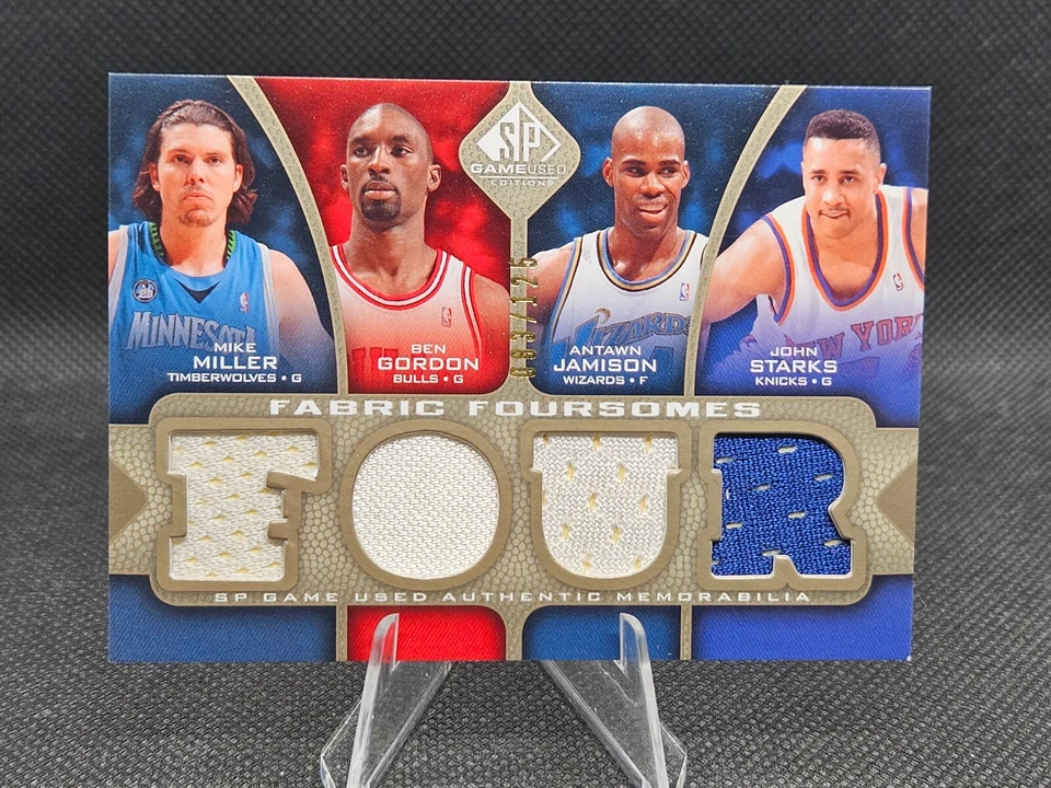 JOHN STARKS, JAMISON, GORDON, - Fabric Foursomes - Upper Deck 2009-10 - Image 1 of 2