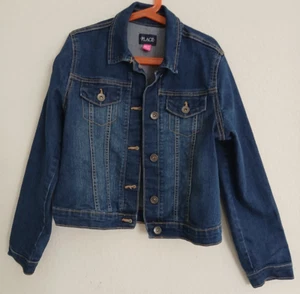 Children's Place Girls Blue Jean Jacket Size Large 10/12 - Picture 1 of 12