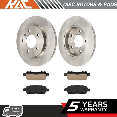 6 piezas rotores de freno de disco traseros y pastillas de cerámica para Chevrolet Impala 2011-2013 Foto 1 de 4