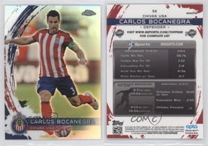 2014 Topps Chrome MLS Refractor Carlos Bocanegra #53