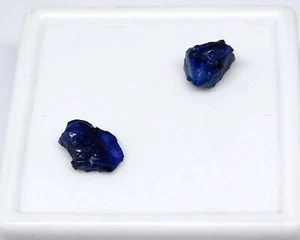 5.50 CT NATURAL UNCUT BLUE KASHMIRS SAPPHIRE ROUGH RAW LOOSE GEMSTONE.BK28. - Picture 1 of 5
