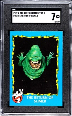 1989 O-Pee-Chee Ghostbusters 2 #51 The Return of Slimer SGC 7 NM - Image 1 of 2