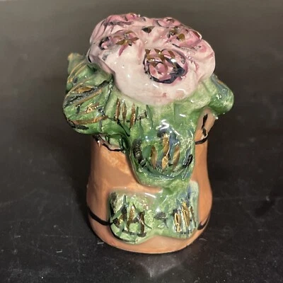 Blue Sky Clayworks  Flower Pot Bouquet Candle Snuffer - Image 1 of 4