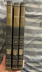 Lot of 3 Britannica Great Books | Moby Dick, Faust, Karamazov - Picture 1 of 12