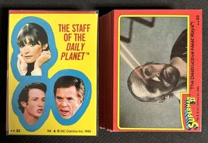 1980 Topps Superman II Lot of 90 Trading Cards w/ Sticker - Picture 1 of 2