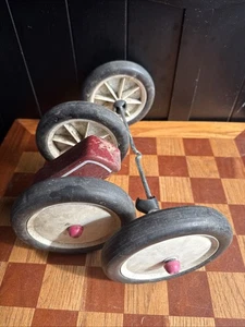 Juego de 4 ruedas Radio Flyer Pull Wagon de plástico de repuesto usadas - Imagen 1 de 8